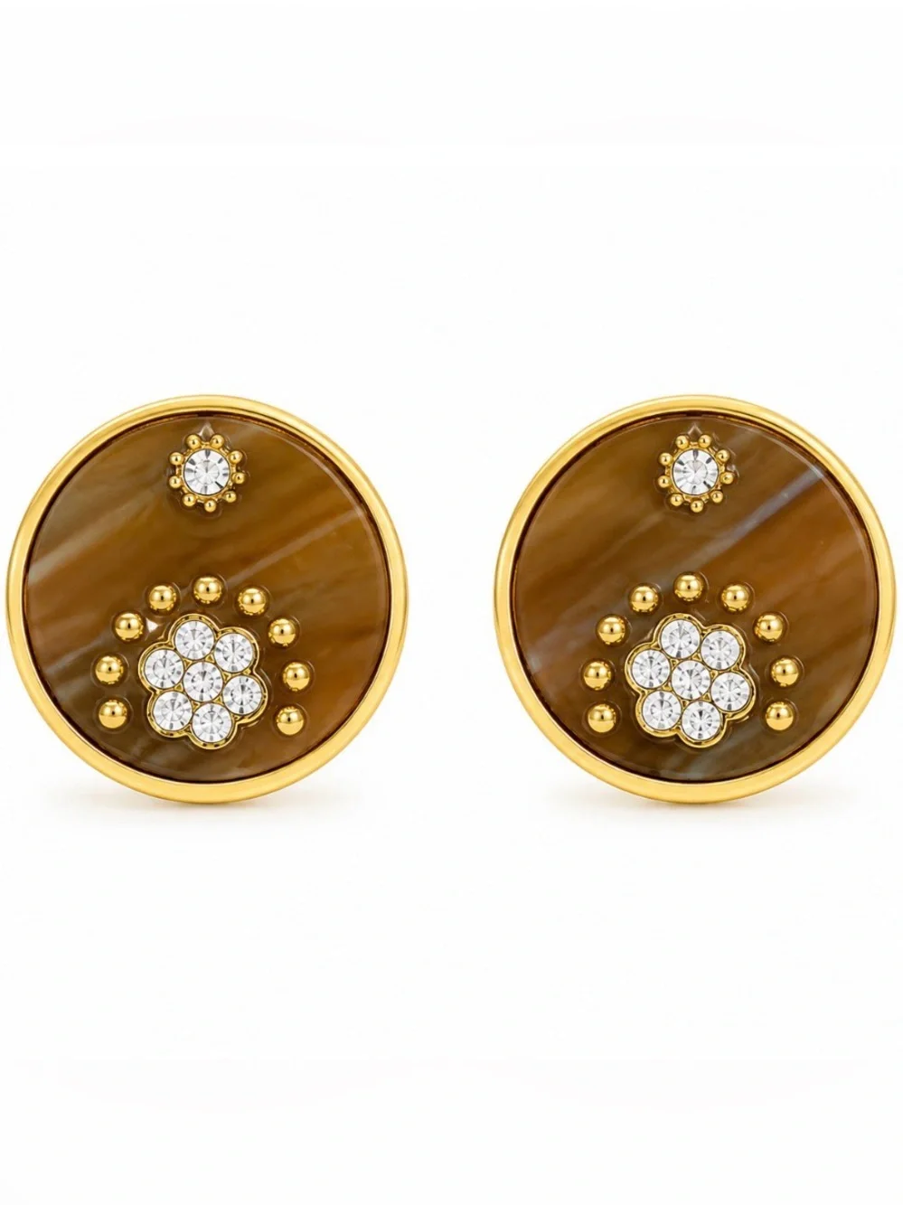 Kate Spade New York “Breeze Along” Round Stud Earrings
